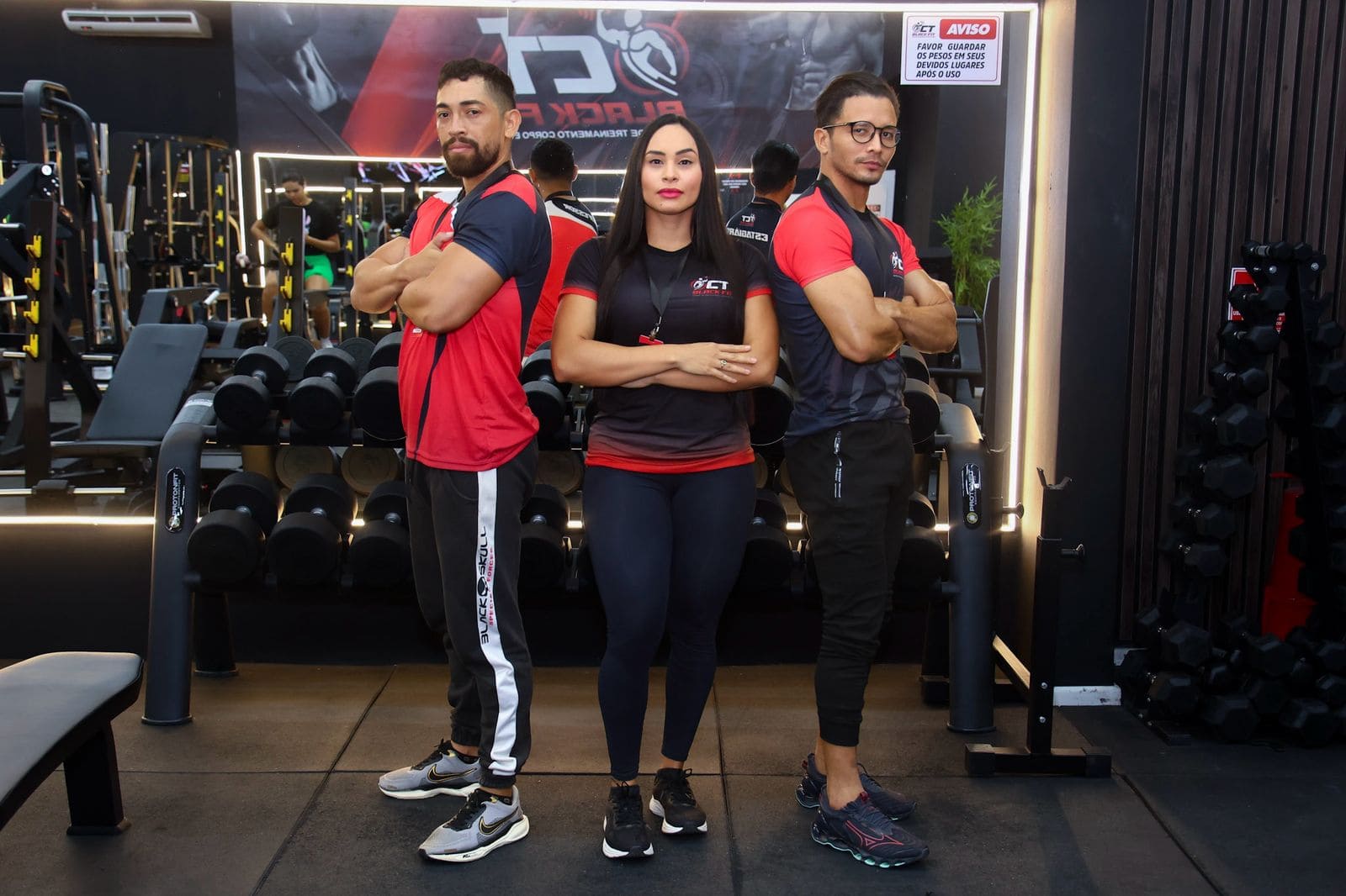 Equipe do turno da tarde da CT Black Fit